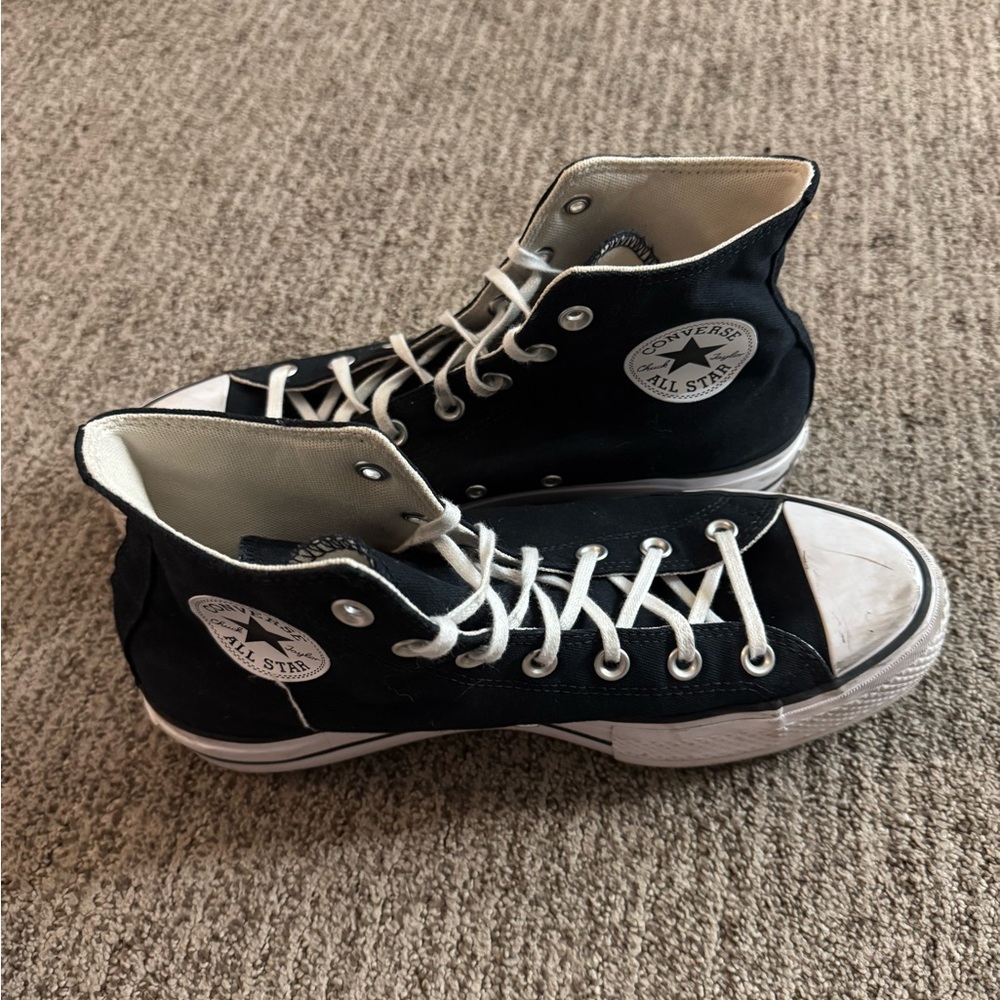 Black Platform Converse